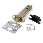 satin chrome 5" heavy duty tubular deadbolt