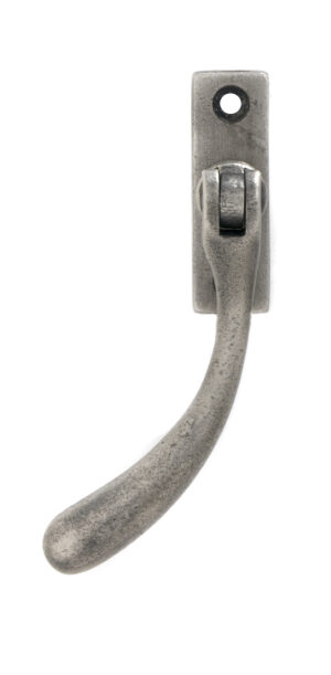 antique pewter slim peardrop espag lh
