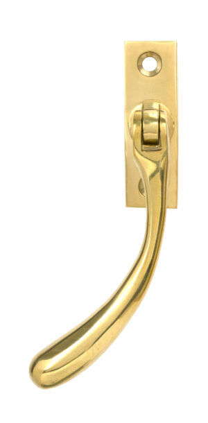 polished brass slim peardrop espag lh