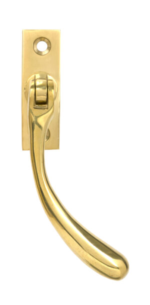 polished brass slim peardrop espag rh