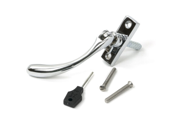 polished chrome slim peardrop espag lh