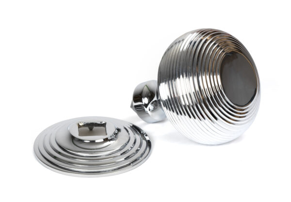 polished chrome beehive centre door knob