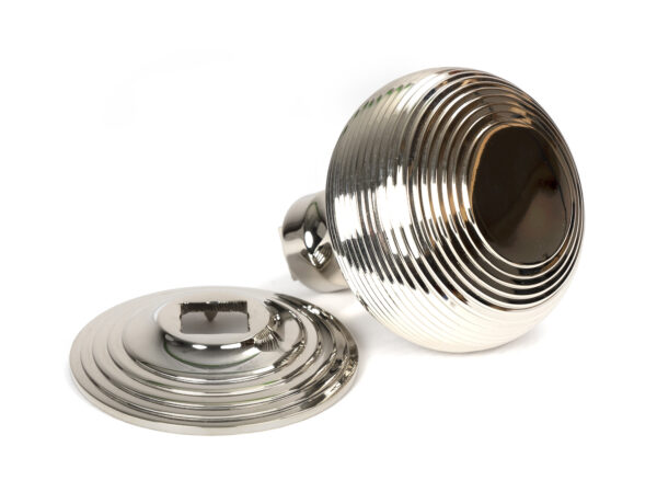 polished nickel beehive centre door knob