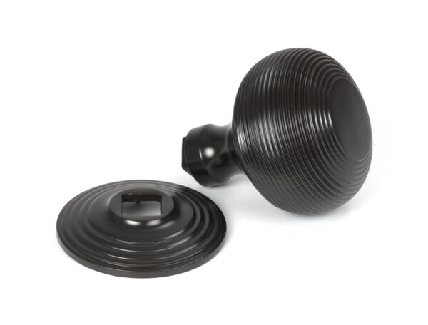 aged bronze beehive centre door knob