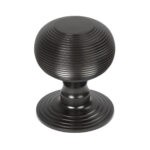 aged bronze beehive centre door knob