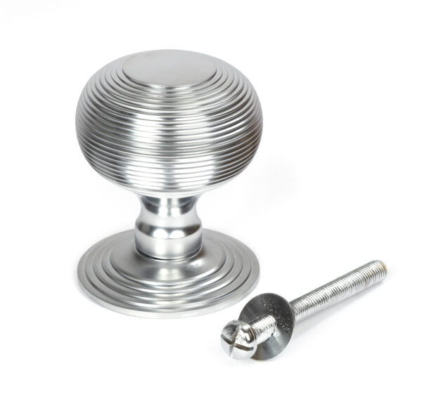 satin chrome beehive centre door knob