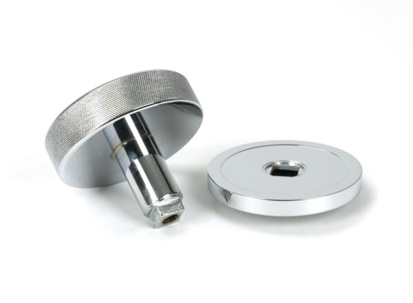 polished chrome brompton centre door knob (plain)