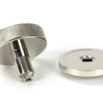 polished nickel brompton centre door knob (plain)