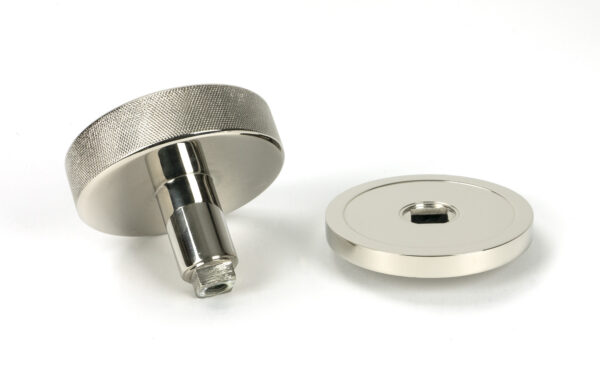 polished nickel brompton centre door knob (plain)