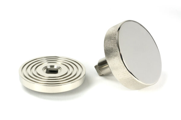 polished nickel brompton centre door knob (beehive)