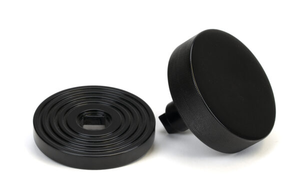 black brompton centre door knob (beehive)