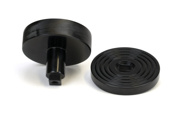 black brompton centre door knob (beehive)