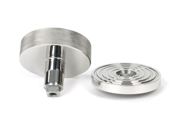 polished marine ss (316) brompton centre door knob (beehive)