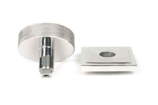 polished marine ss (316) brompton centre door knob (square)