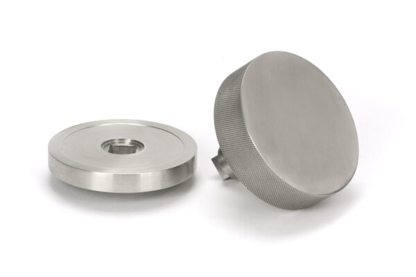 satin marine ss (316) brompton centre door knob (plain)