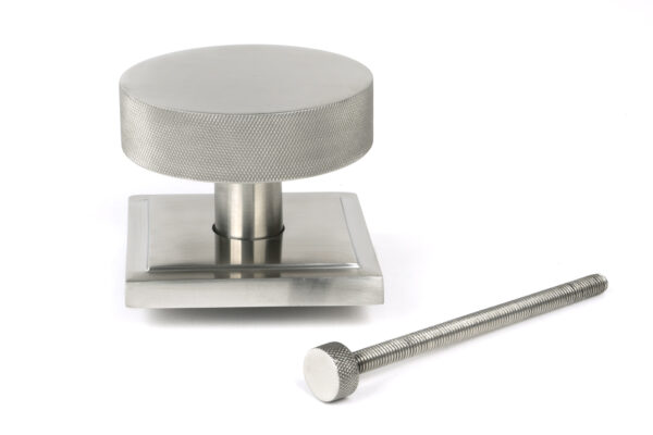 satin marine ss (316) brompton centre door knob (square)