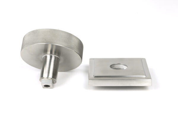 satin marine ss (316) brompton centre door knob (square)