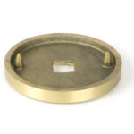 satin brass brompton centre door knob (beehive)