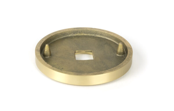 satin brass brompton centre door knob (beehive)