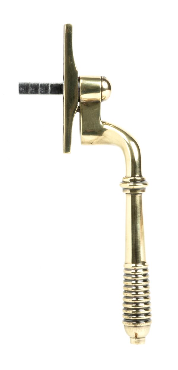 aged brass reeded espag lh