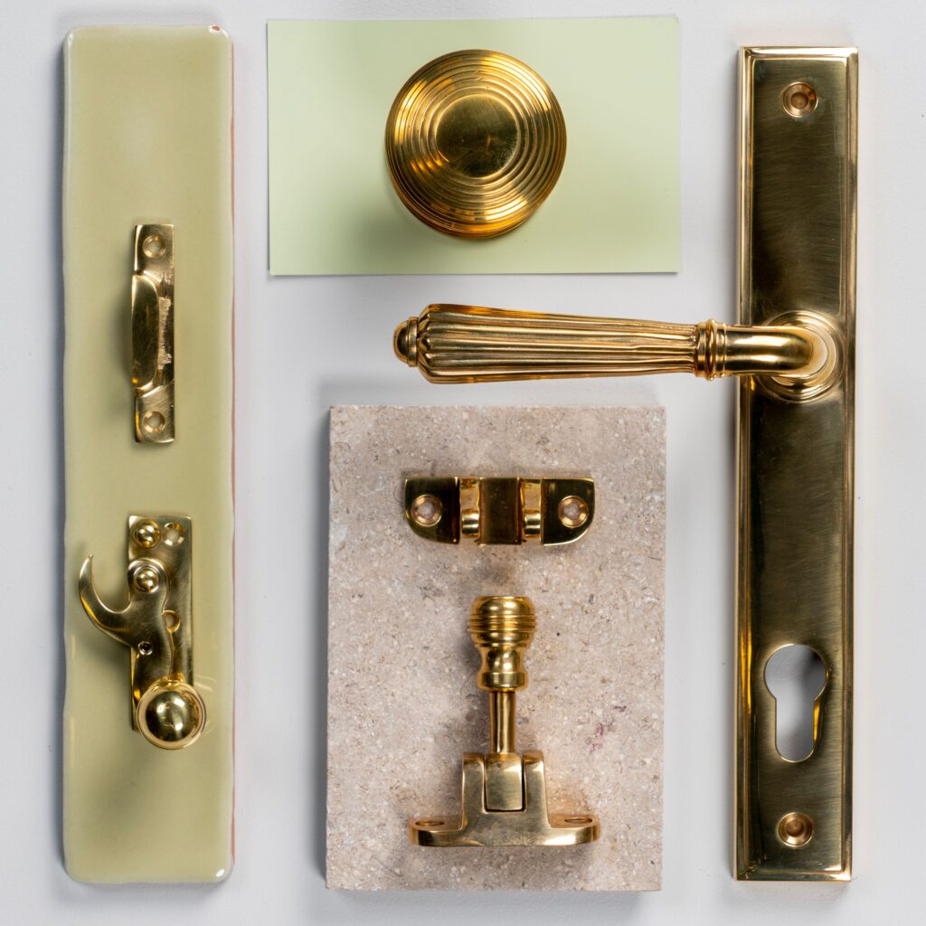 polished brass